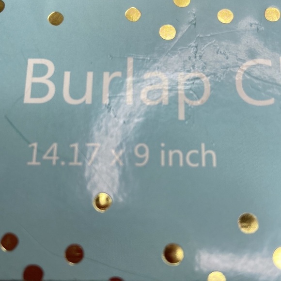 Mrs. and Mr. Burlap Wedding Chair Signs NWT - Picture 7 of 8